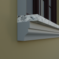 Fassadenprofil G-2 – 1,2m XPS Gesims für Fensterbank Außenstuck